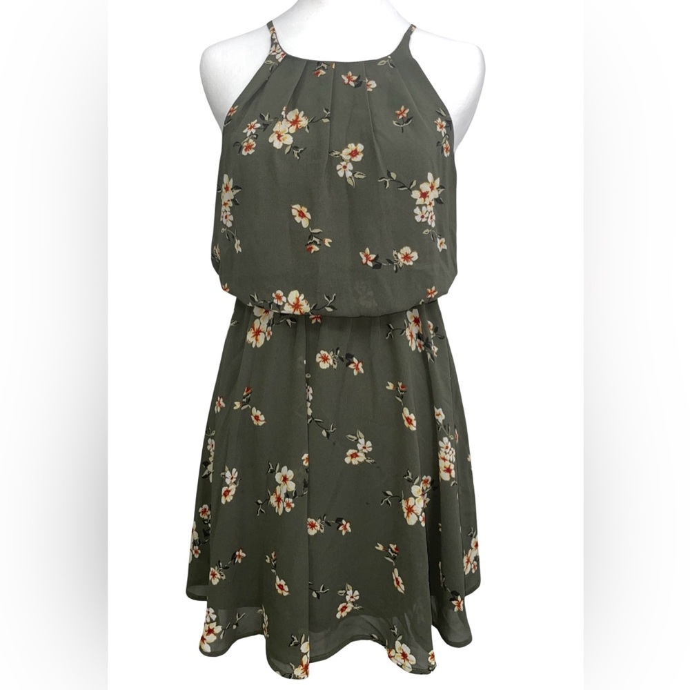 Blue Rain Green and floral dress - Picture 2 of 6